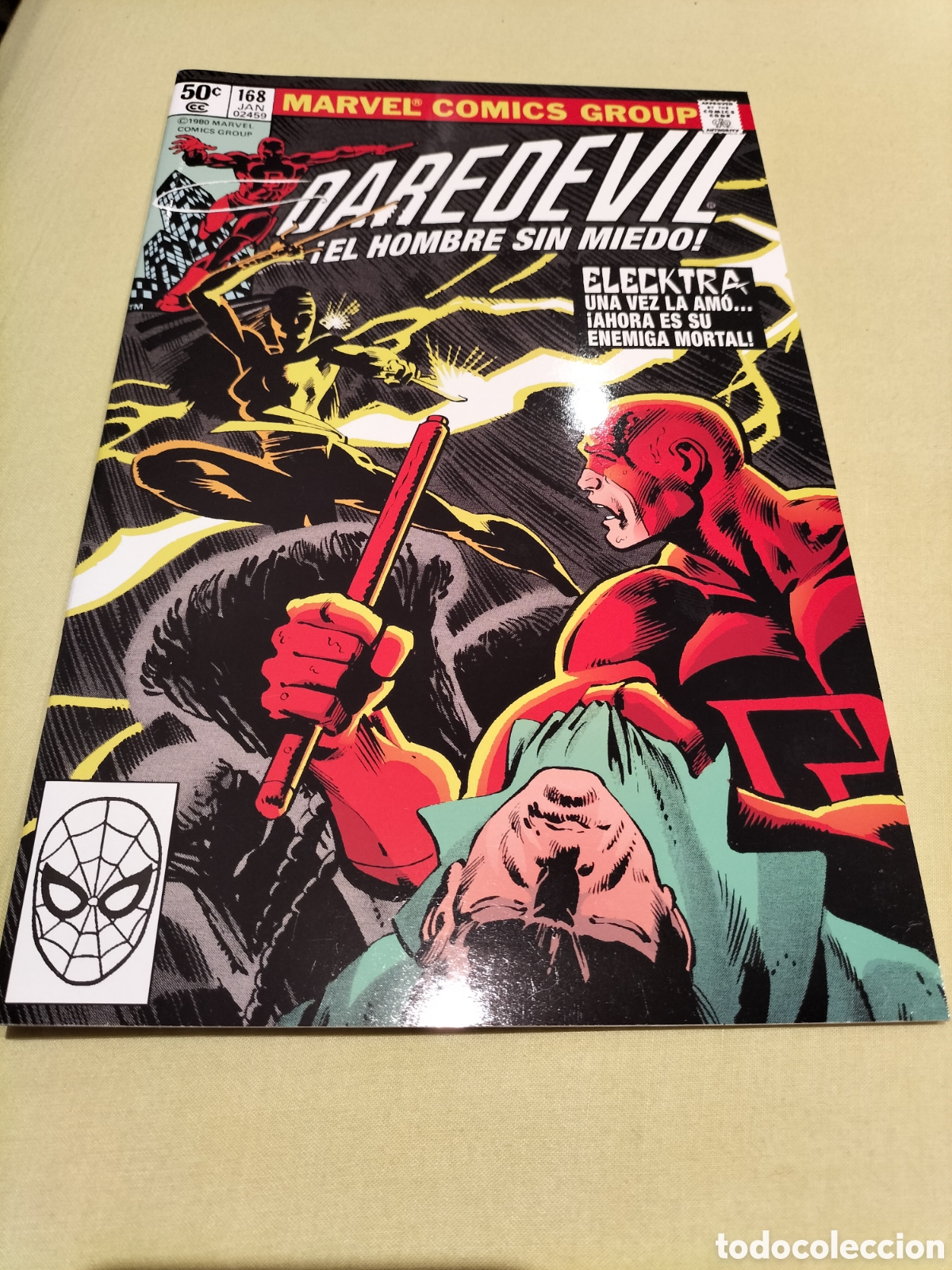 C&oacute;mics: C1A - MARVEL FACS&Iacute;MIL N&ordm; 8 - DAREDEVIL / PANINI - Foto 1