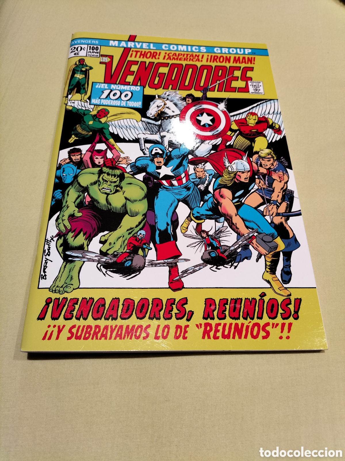 C&oacute;mics: C1A - MARVEL FACS&Iacute;MIL N&ordm; 7 - LOS VENGADORES / PANINI - Foto 1