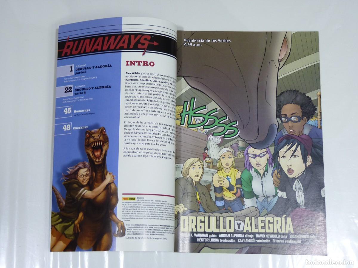 C&oacute;mics: RUNAWAYS N&ordm; 1 Y 2 (PANINI 2005) GRAPA - Foto 5