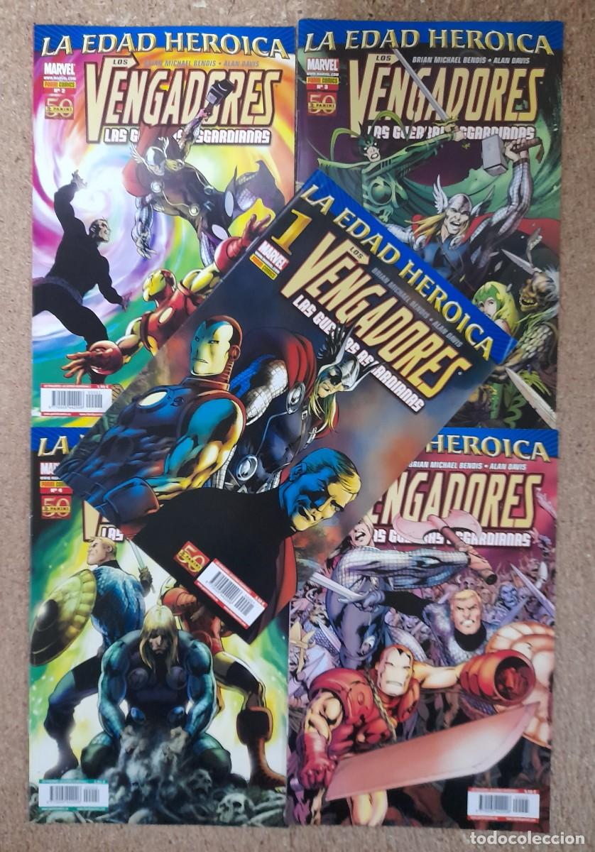 C&oacute;mics: Los Vengadores.Las Guerras Asgardianas.Completa.5 Comics.Marvel.Panini - Foto 1