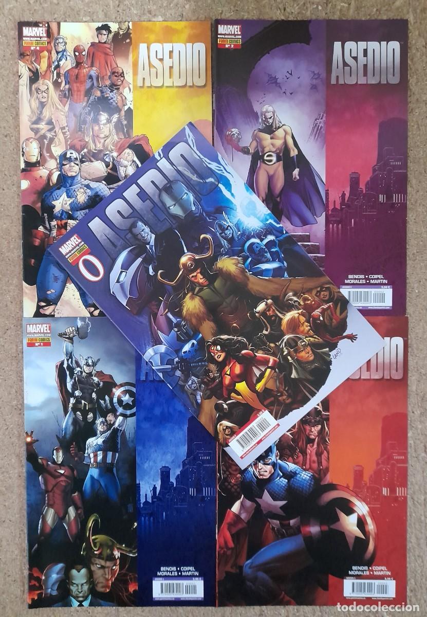 C&oacute;mics: Asedio.Completa.5 Comics.Marvel.Panini - Foto 1