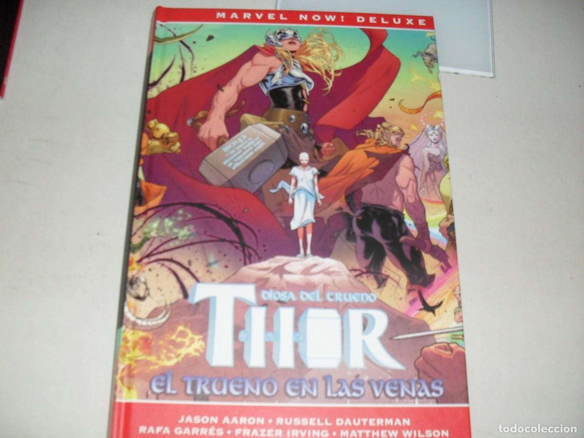 C&oacute;mics: MARVEL DE LUXE THOR 4(DE 7):EL TRUENO EN LAS VENAS.PANINI,2018.IMPECABLE - Foto 1