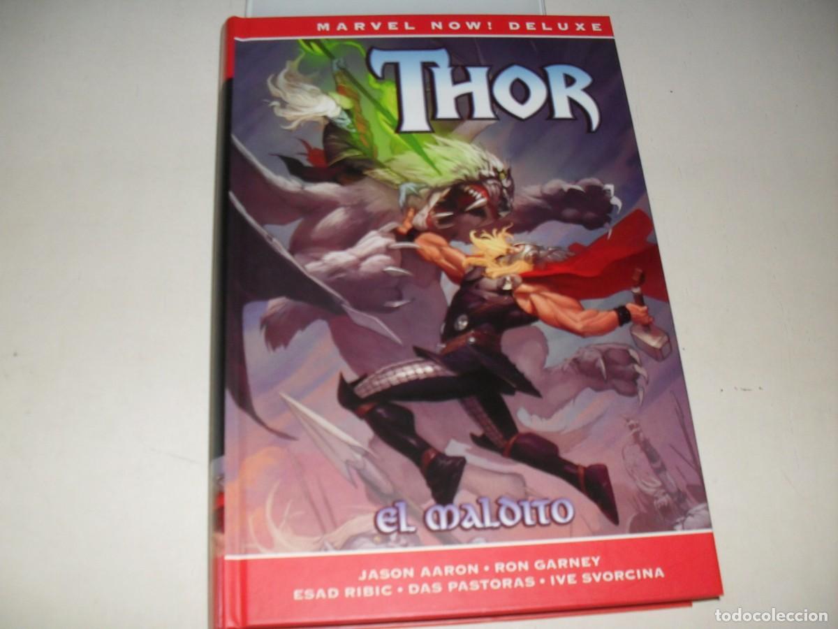C&oacute;mics: MARVEL DE LUXE THOR 2(DE 7):EL MALDITO.PANINI,2018.IMPECABLE - Foto 1