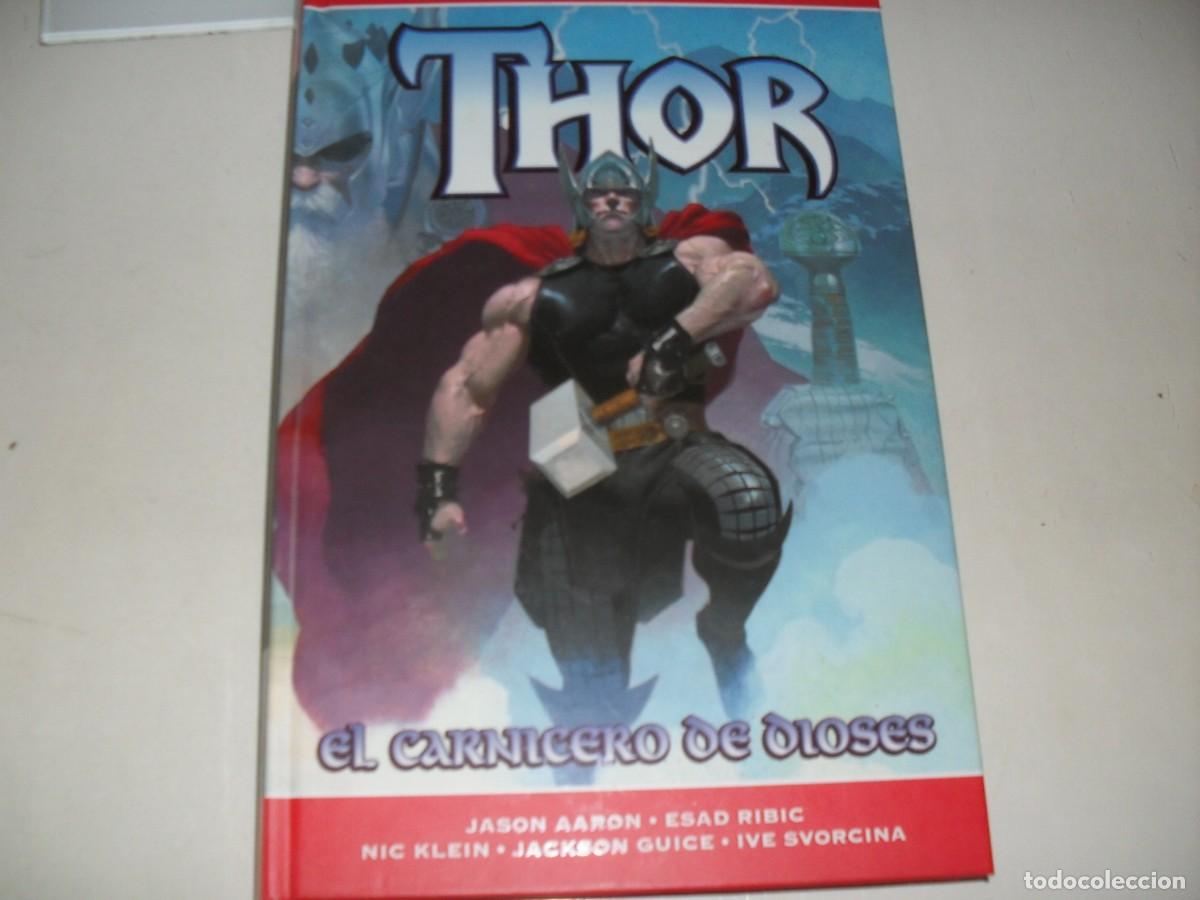 C&oacute;mics: MARVEL DE LUXE THOR 1,EL PRIMERO,(DE 7):EL CARNICERO DE DIOSES.PANINI,2018.IMPECABLE - Foto 1