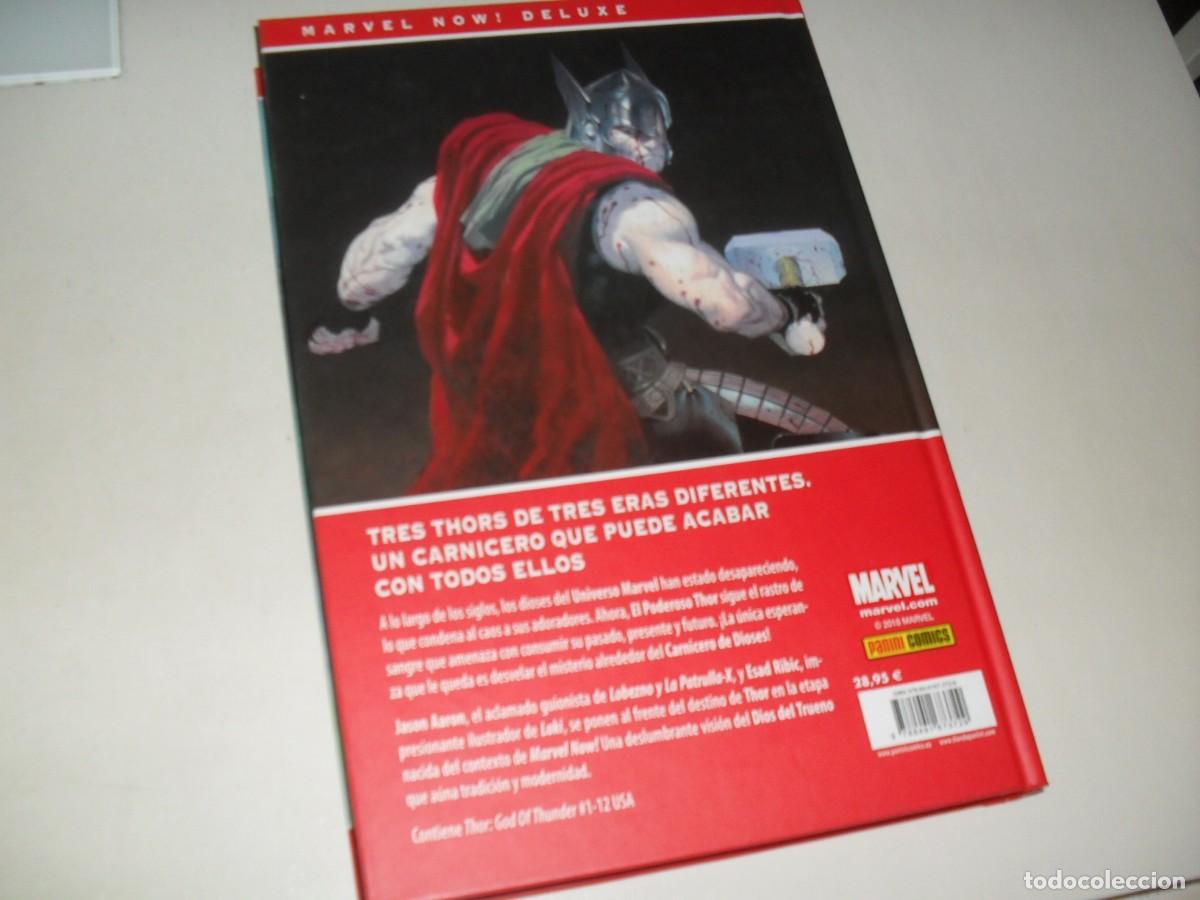 C&oacute;mics: MARVEL DE LUXE THOR 1,EL PRIMERO,(DE 7):EL CARNICERO DE DIOSES.PANINI,2018.IMPECABLE - Foto 2
