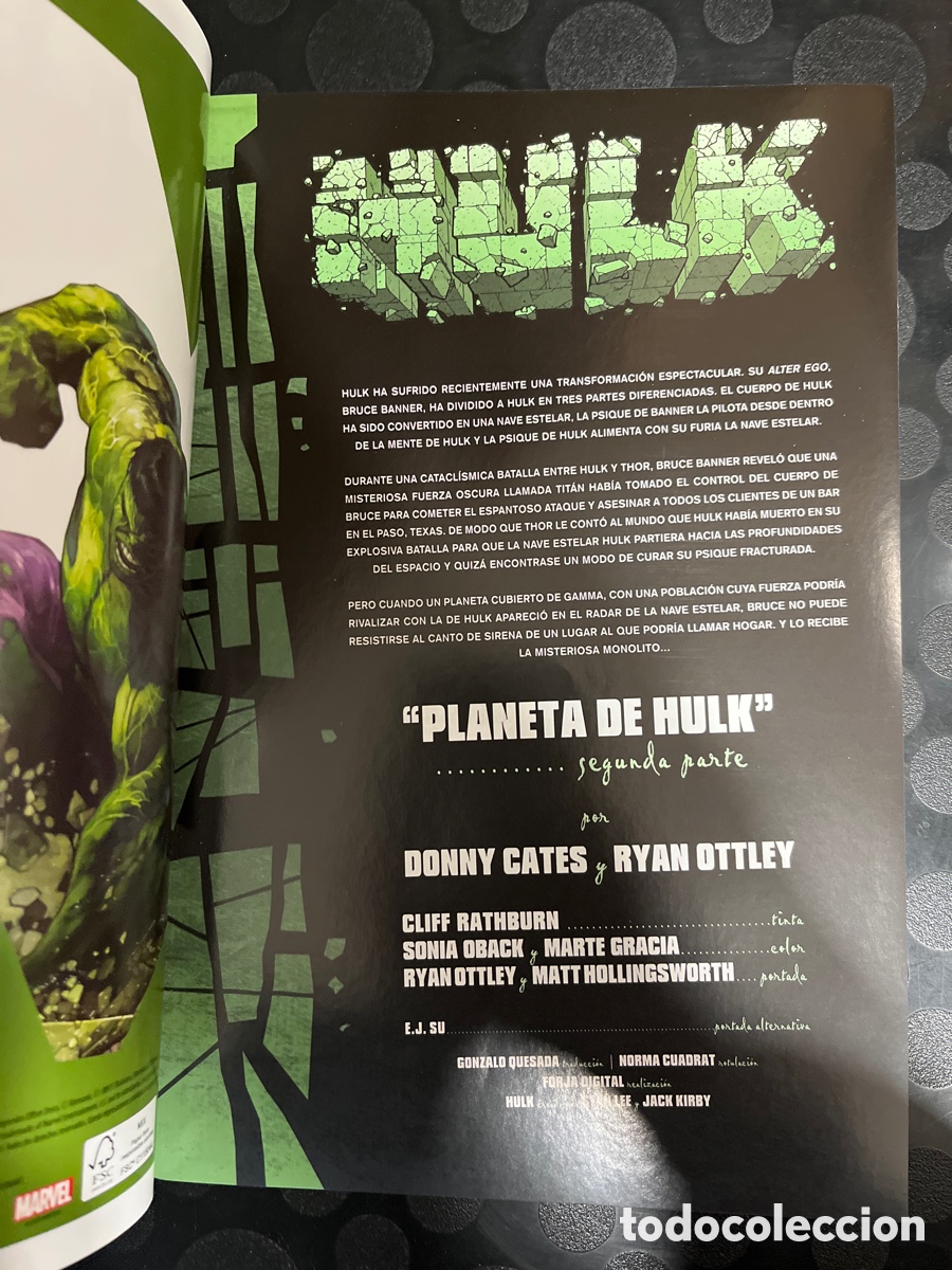 C&oacute;mics: HULK VOL.2 N.125 / 10 PLANETA HULK ( 2012/&hellip; ) - Foto 3