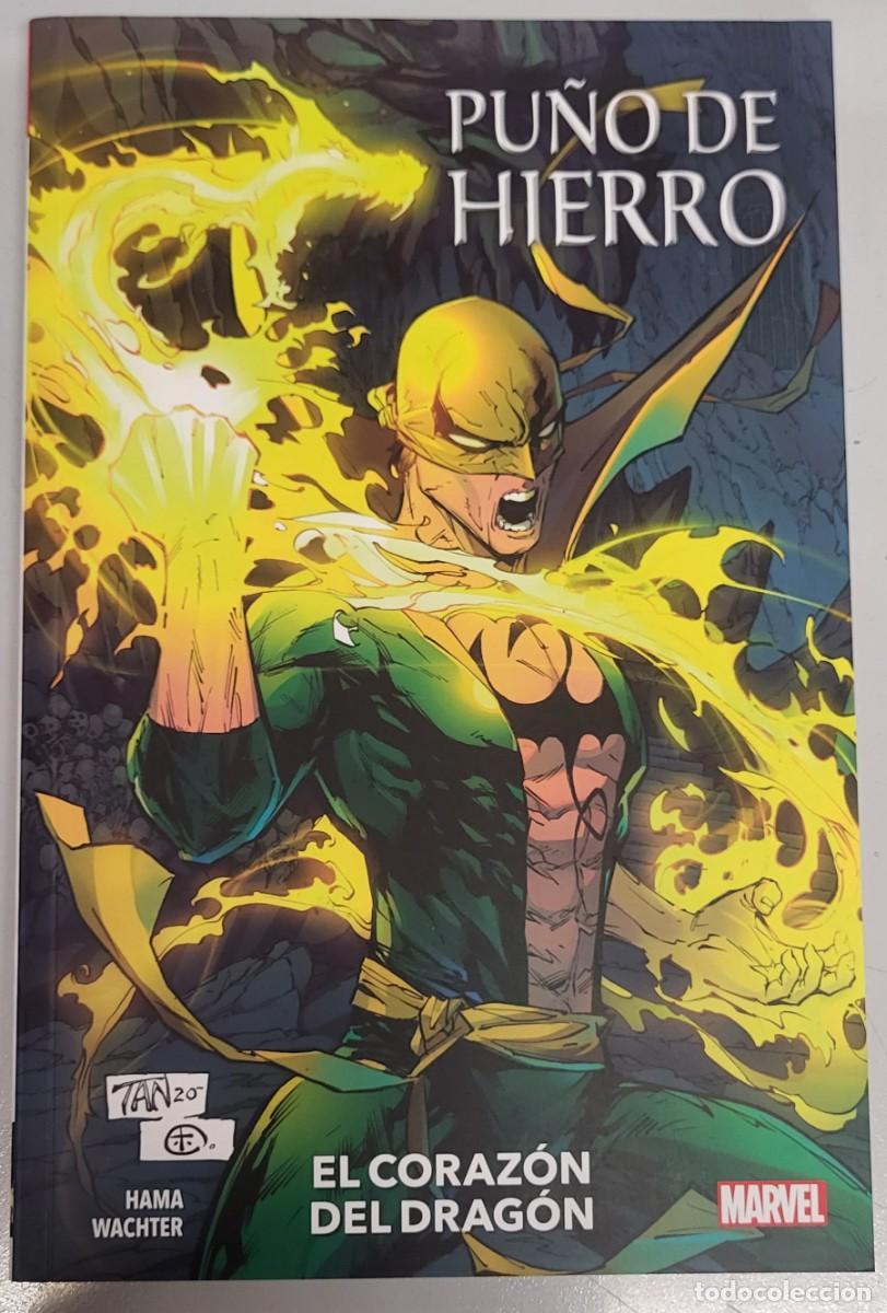 C&oacute;mics: PU&Ntilde;O DE HIERRO : EL CORAZON DEL DRAGON - LARRY HAMA / MARVEL - PANINI - Foto 1