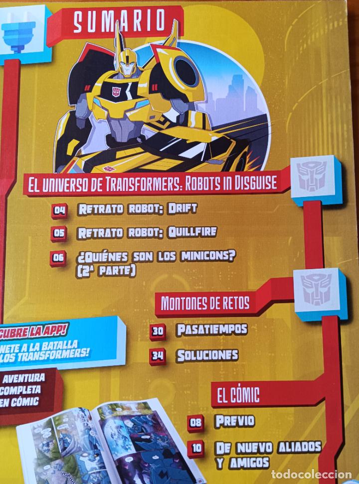 C&oacute;mics: TRANSFORMERS REVISTA Y COMIC N&ordm; 6. PANINI - Foto 2