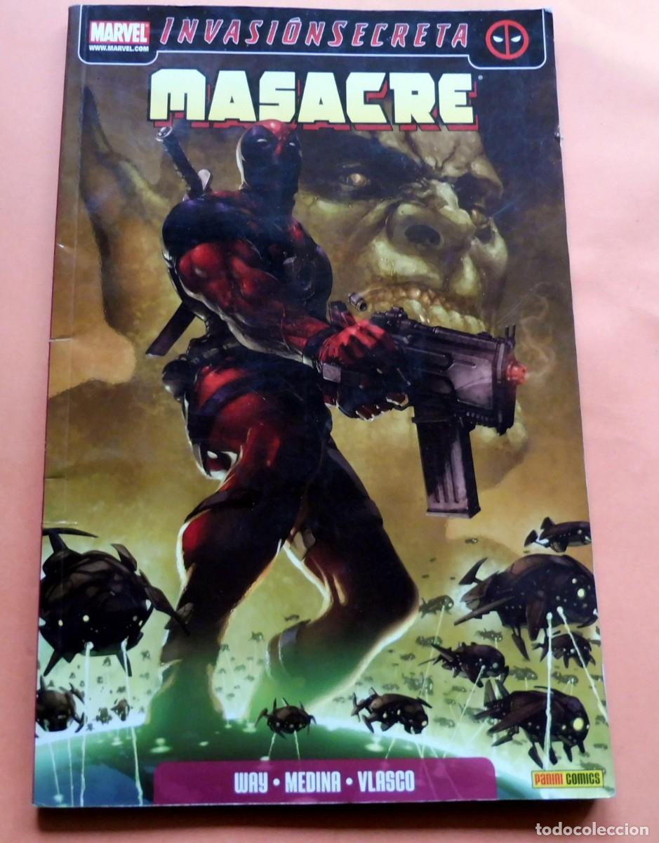 C&oacute;mics: COMICS MARVEL - INVASI&Oacute;N SECRETA - MASACRE - PANINI - N&Uacute;M 1 - Foto 1