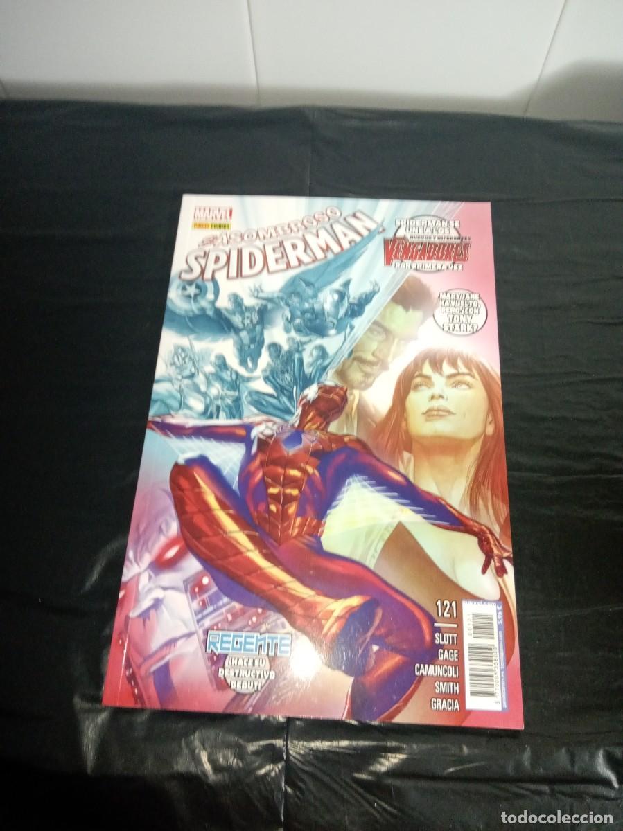C&oacute;mics: ASOMBROSO SPIDERMAN PANINI N&ordm; 121 MARVEL - Foto 1