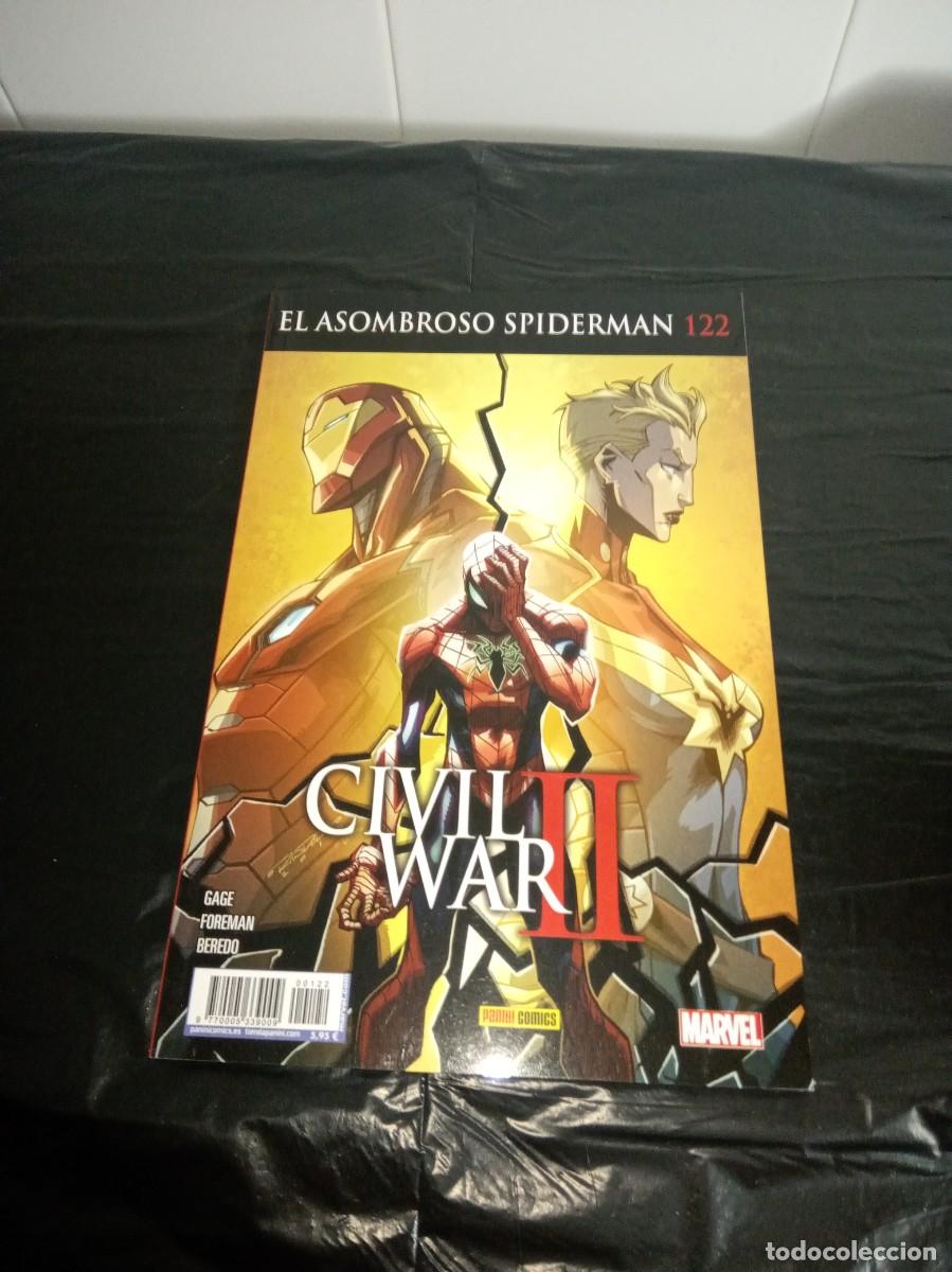 C&oacute;mics: ASOMBROSO SPIDERMAN PANINI N&ordm; 122 MARVEL - Foto 1
