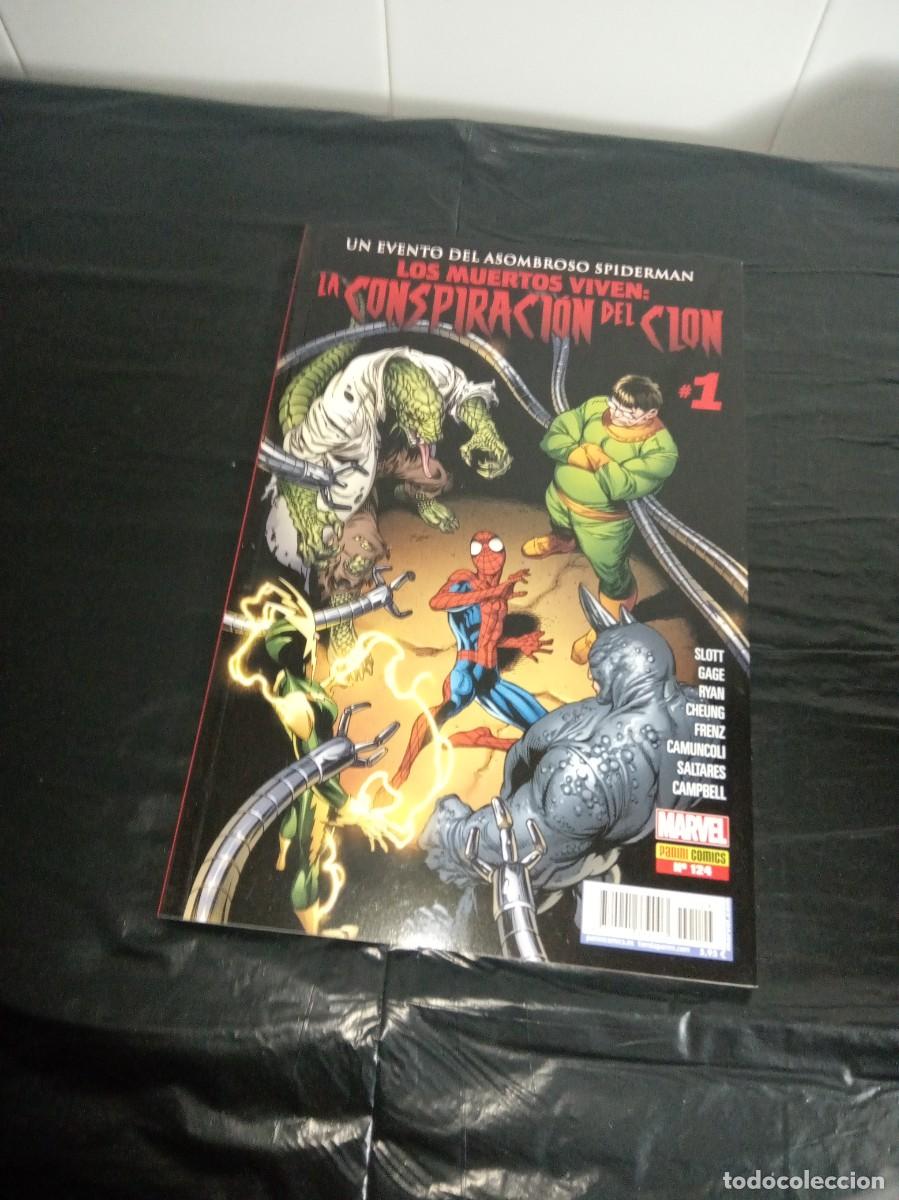 C&oacute;mics: ASOMBROSO SPIDERMAN PANINI N&ordm; 124 MARVEL - Foto 1