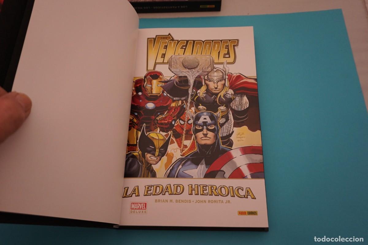 C&oacute;mics: 17B - LOS VENGADORES - LA EDAD HEROICA - MARVEL DELUXE - Foto 2