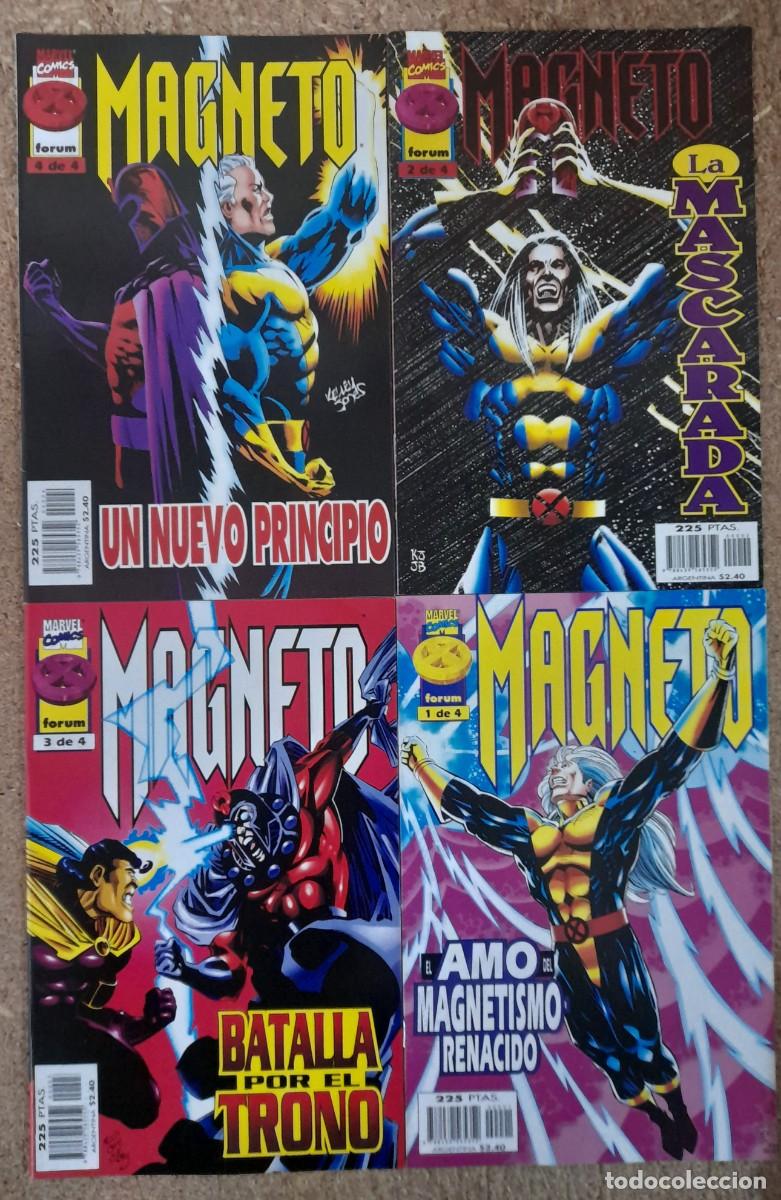 C&oacute;mics: Magneto : Amo Del Magnetismo.Completa.4 Comics.Marvel.Panini - Foto 1