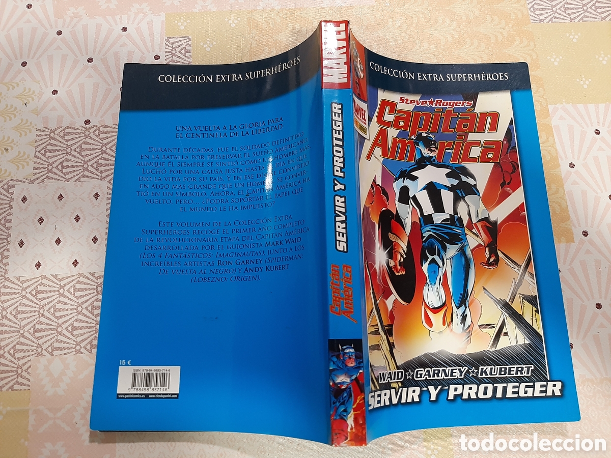 C&oacute;mics: Capit&aacute;n Am&eacute;rica, Servir y proteger, Colecci&oacute;n extra superh&eacute;roes - Foto 2