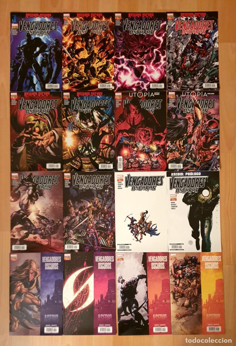 C&oacute;mics: VENGADORES OSCUROS. Colecci&oacute;n Completa de 16 comics. Panini Comics 2009 - Foto 1