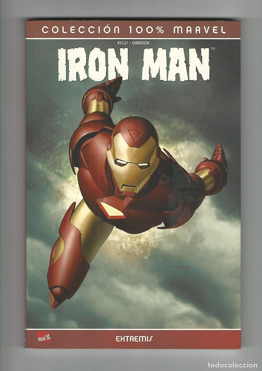 C&oacute;mics: Panini. Colecci&oacute;n 100% Marvel. Iron Man. Extremis. - Foto 1
