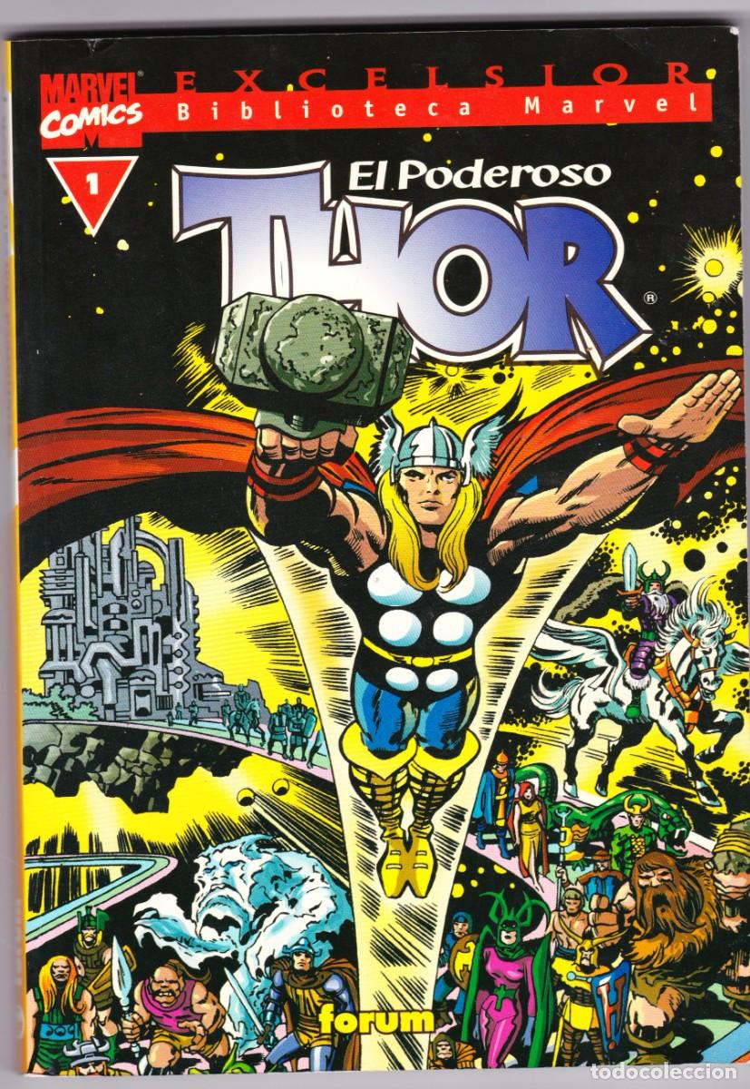 C&oacute;mics: BIBLIOTECA MARVEL -- EL PODEROSO THOR N&ordm; 1 -2 -3 -6 - Foto 1