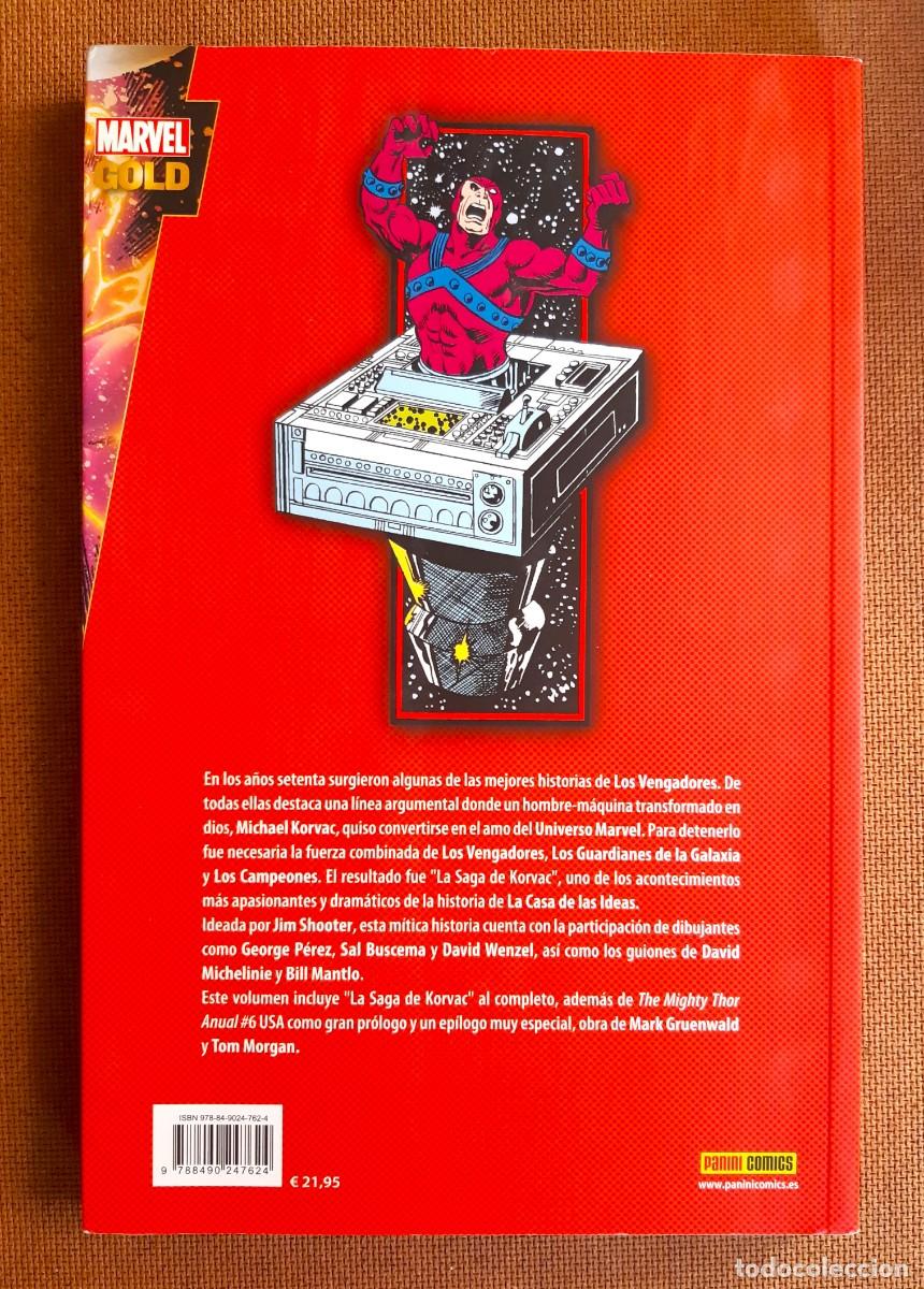 C&oacute;mics: LOS VENGADORES - LA SAGA DE KORVAC (MARVEL GOLD) - Foto 2