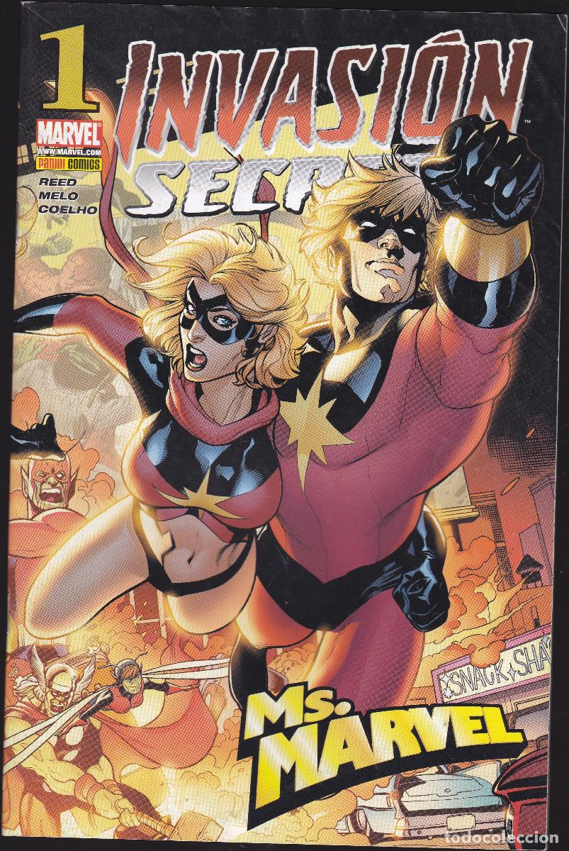 C&oacute;mics: MS. MARVEL - INVASI&Oacute;N SECRETA - N&ordm; 1 - PANINI - - Foto 1
