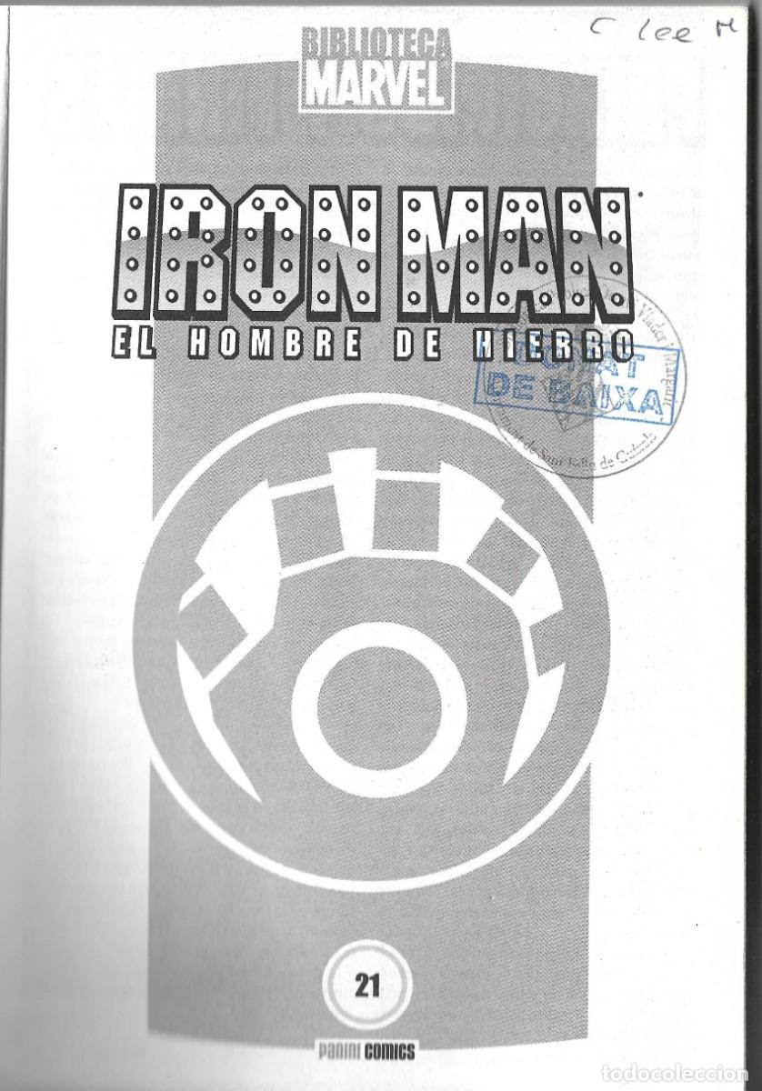 C&oacute;mics: BIBLIOTECA MARVEL -- IRON MAN -- N&ordm; 21 - Foto 2