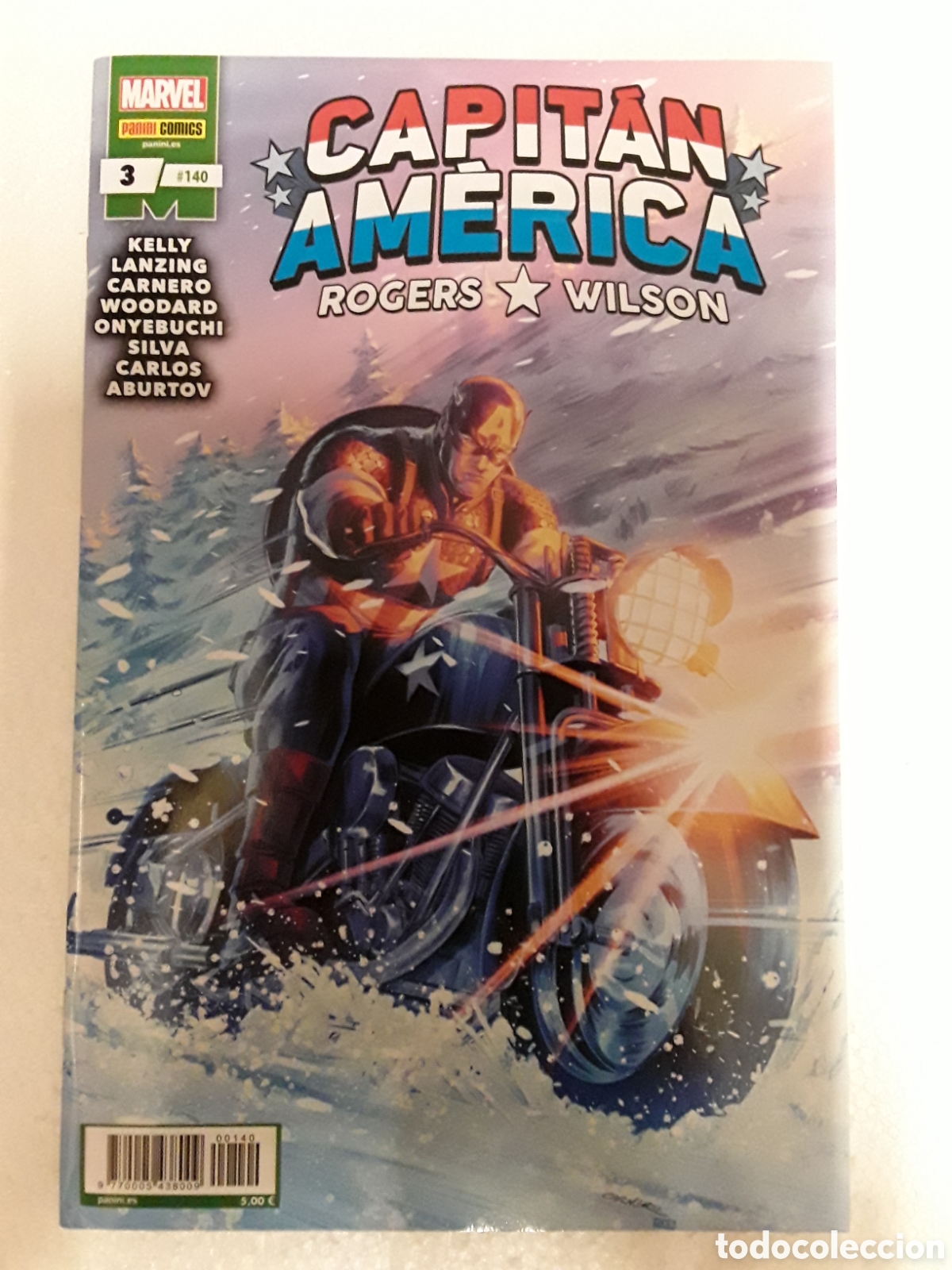C&oacute;mics: Capit&aacute;n Am&eacute;rica. Rogers Wilson 3 / 140 (grapa) - Panini / Marvel - Foto 1