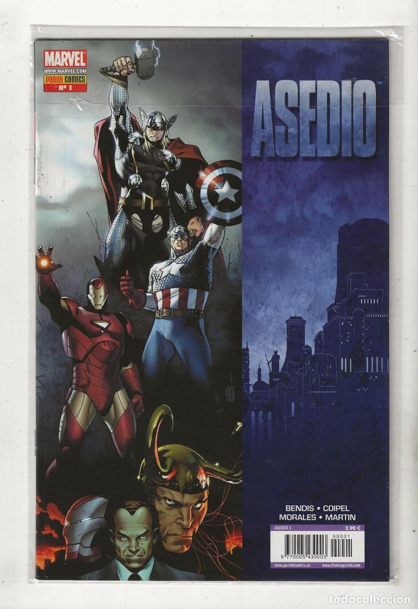 C&oacute;mics: ASEDIO N&ordm; 1 - PANINI MARVEL PRECINTADO - Foto 1
