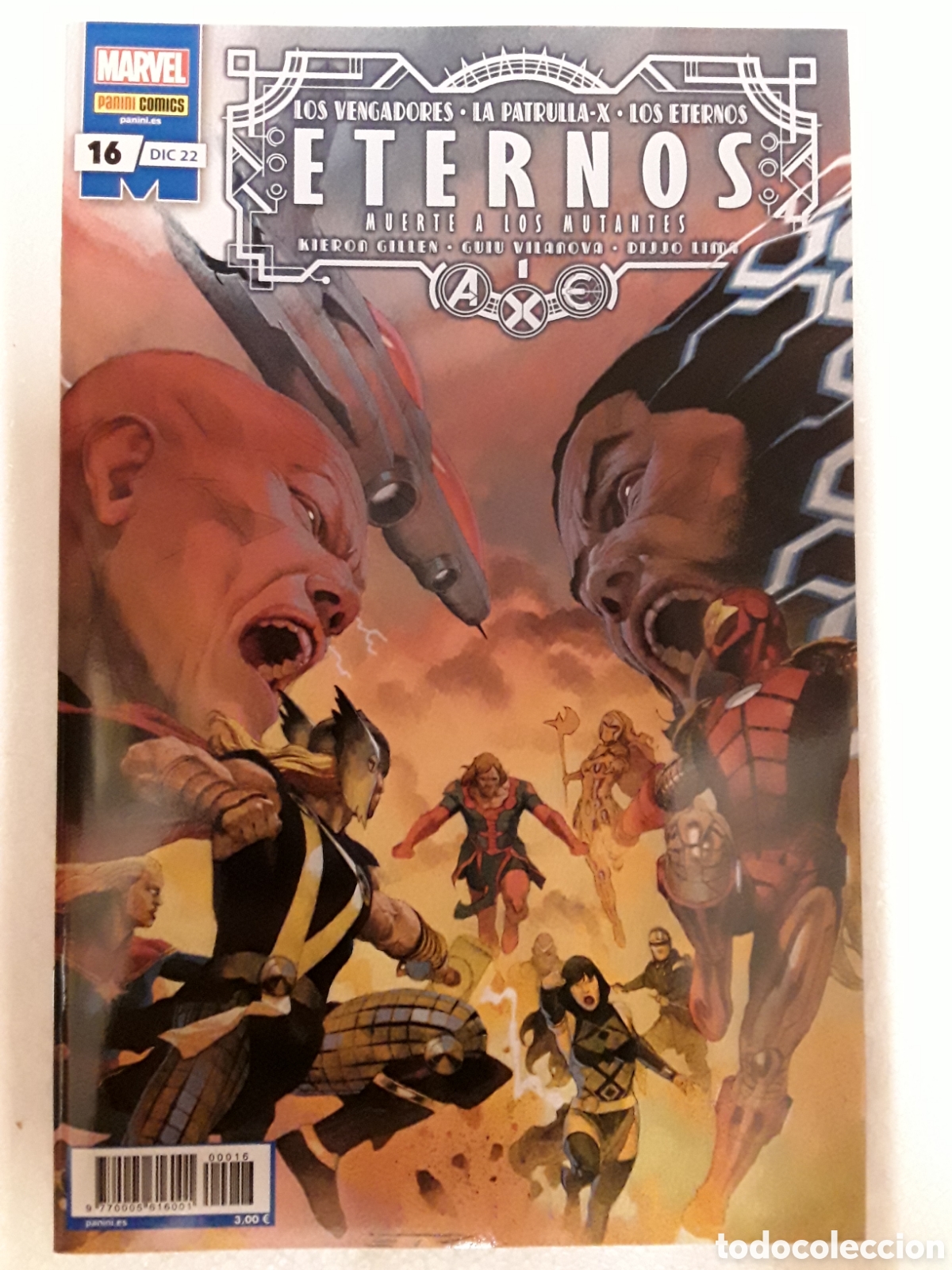 C&oacute;mics: Eternos 16 (grapa) - Gillen, Vilanova, Lima - Panini / Marvel - Foto 1