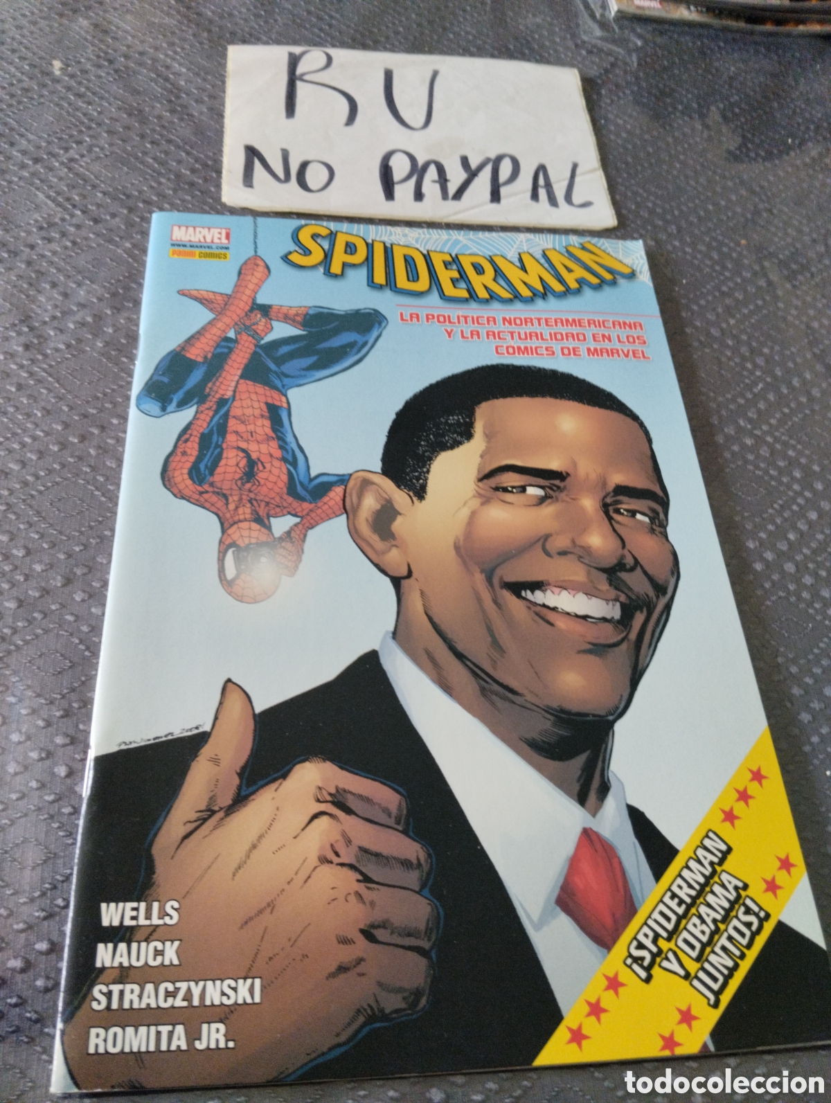 marvel comics panini spiderman obama juntos - Buy Marvel comics, publisher  Panini on todocoleccion