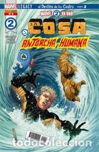 C&oacute;mics: MARVEL 2 EN UNO N&ordm; 3 LA COSA Y LA ANTORCHA HUMANA - PANINI - IMPECABLE - Foto 1