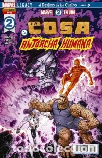 C&oacute;mics: MARVEL 2 EN UNO N&ordm; 5 LA COSA Y LA ANTORCHA HUMANA - PANINI - IMPECABLE - Foto 1