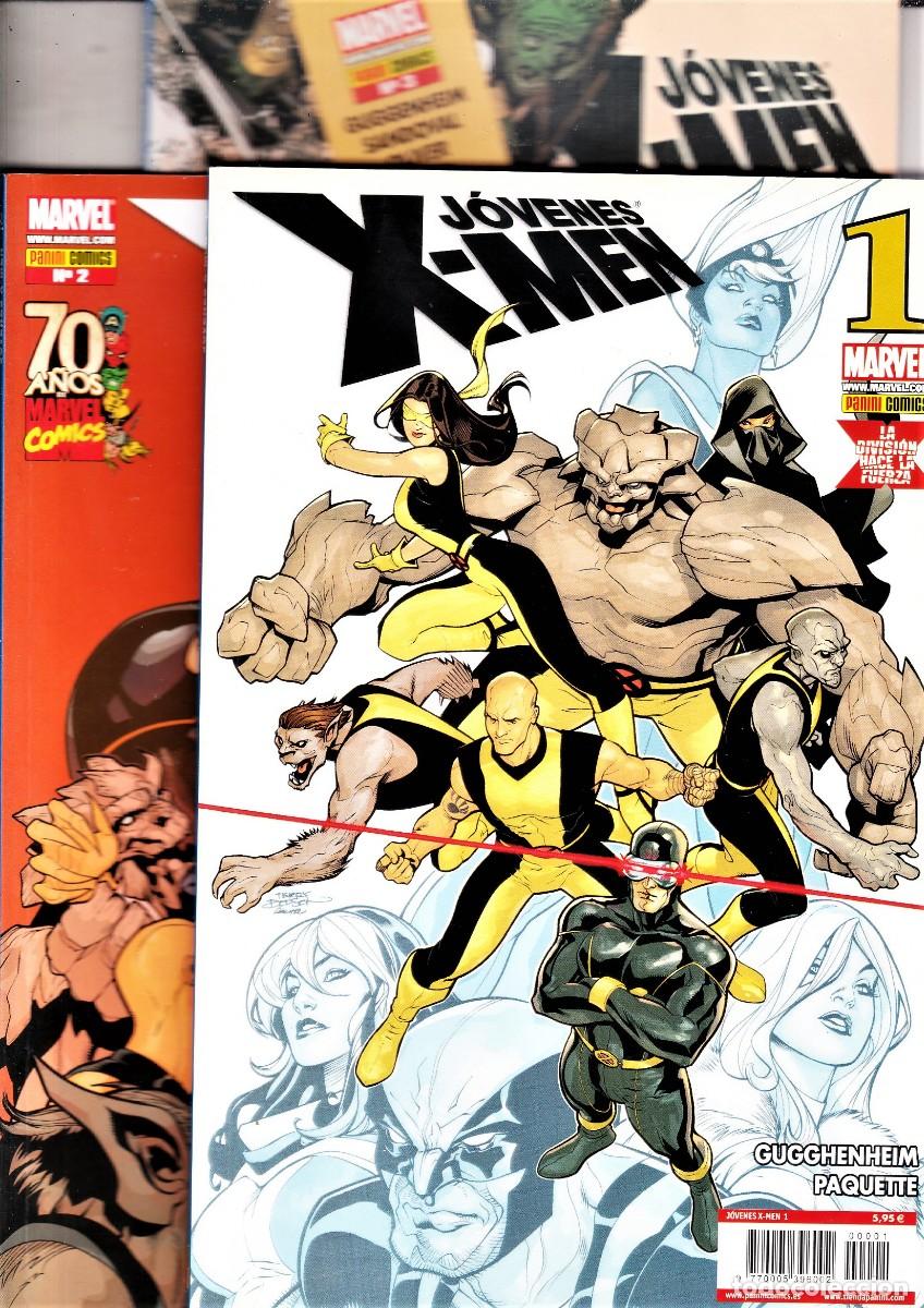 C&oacute;mics: J&Oacute;VENES X-MEN - COLECCI&Oacute;N COMPLETA de 3 tomos. Panini, 2009. - Foto 1