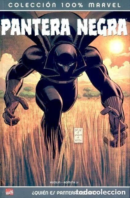 C&oacute;mics: COL. 100 % MARVEL - PANTERA NEGRA &iquest;QUIEN ES PANTERA NEGRA? - PANINI - IMPECABLE - MTFA - Foto 1