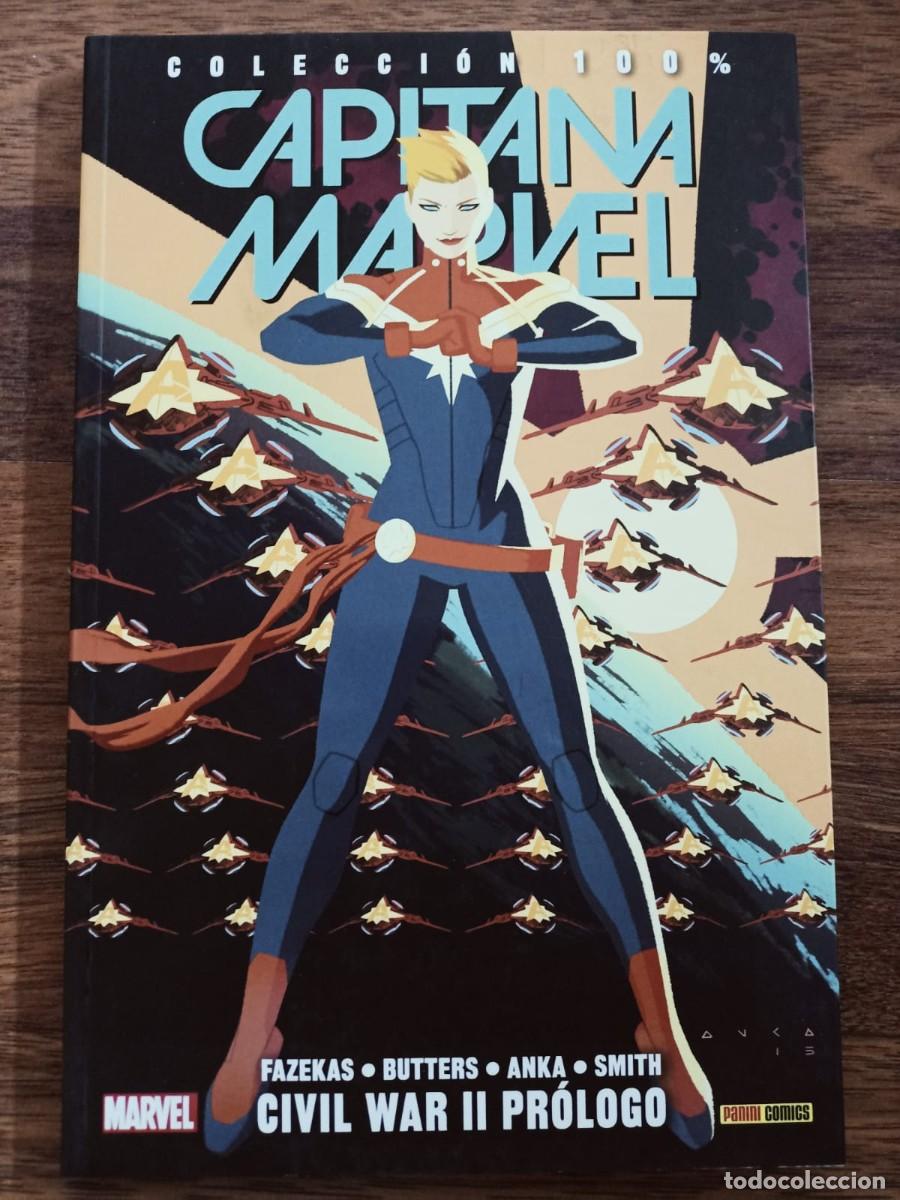 C&oacute;mics: CAPITANA MARVEL. CIVIL WAR II PROLOGO. COLECCION 100% - Foto 1