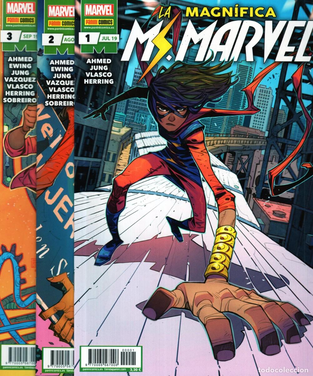 C&oacute;mics: LA MAGNIFICA MS. MARVEL COMPLETA 13 NUMEROS - PANINI - ESTADO EXCELENTE - Foto 1