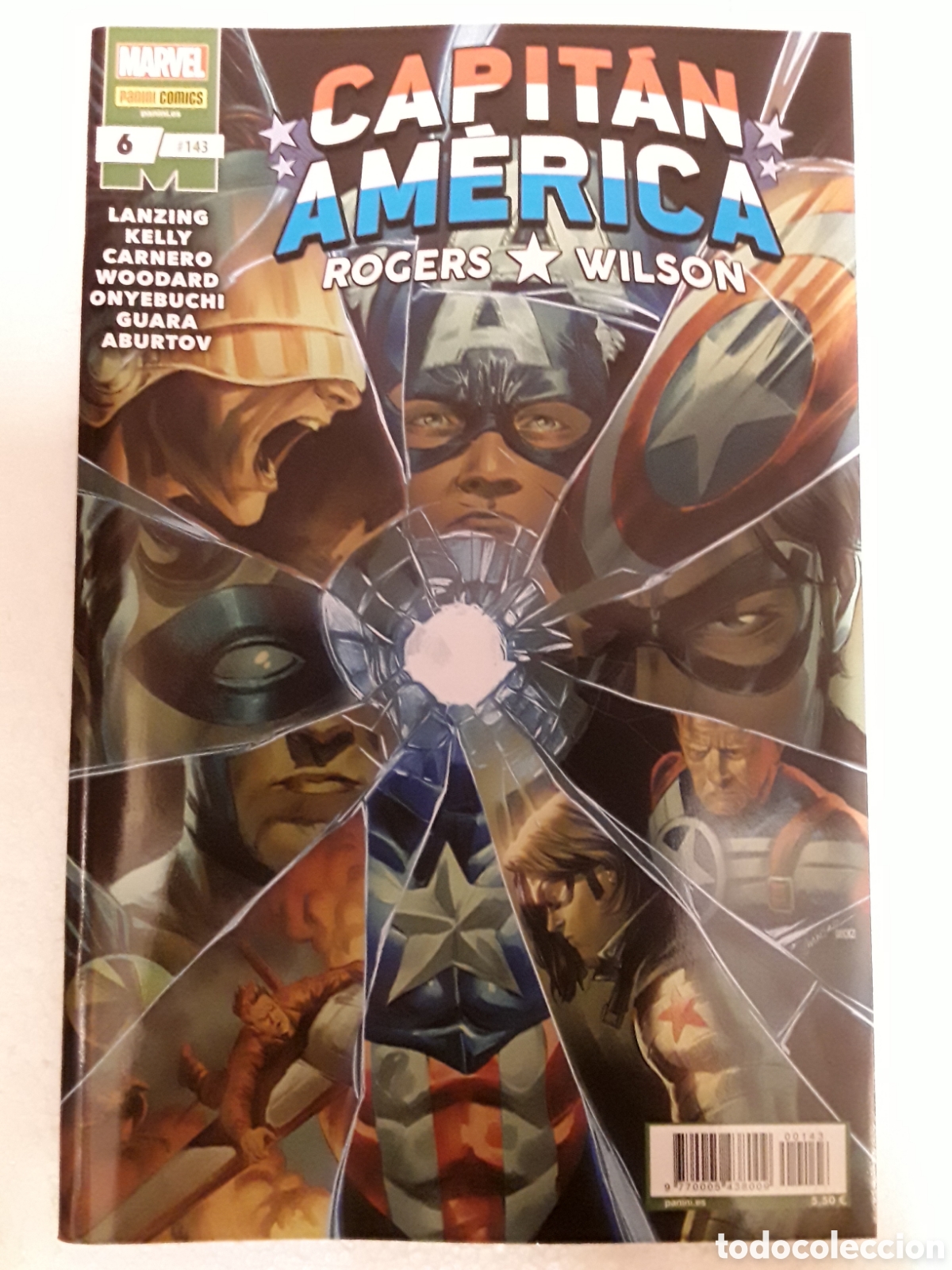 C&oacute;mics: Capit&aacute;n Am&eacute;rica. Rogers Wilson 6 / 143 (grapa) - Panini / Marvel - Foto 1