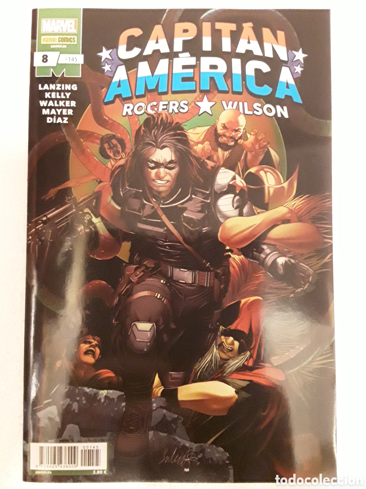 C&oacute;mics: Capit&aacute;n Am&eacute;rica. Rogers Wilson 8 / 145 (grapa) - Panini / Marvel - Foto 1