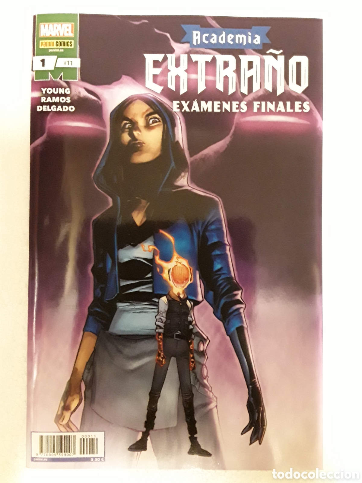 C&oacute;mics: Academia Extra&ntilde;o 1 / 11 (grapa) - Young, Ramos, Delgado - Panini / Marvel - Foto 1