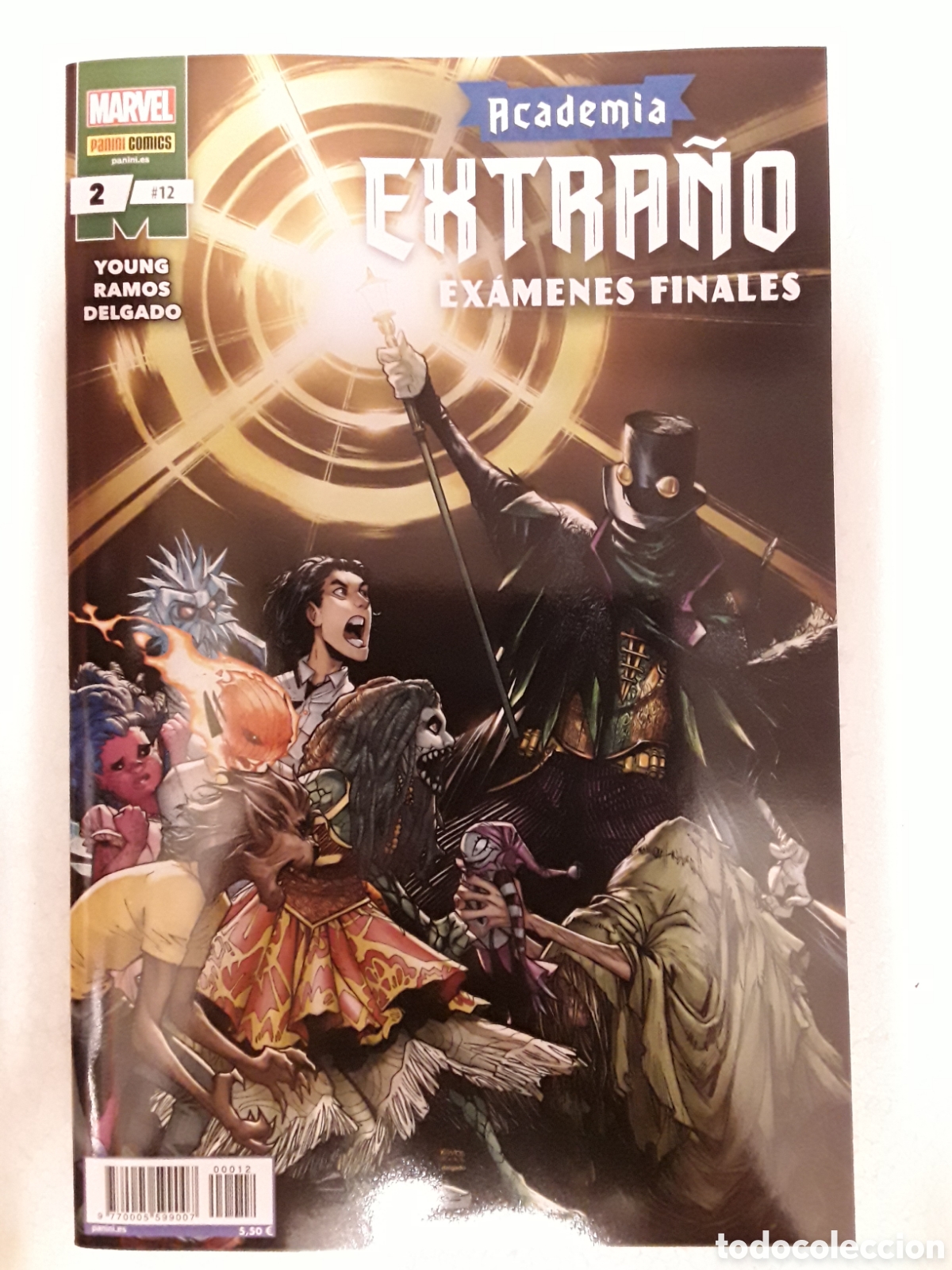 C&oacute;mics: Academia Extra&ntilde;o 2 / 12 (grapa) - Young, Ramos, Delgado - Panini / Marvel - Foto 1
