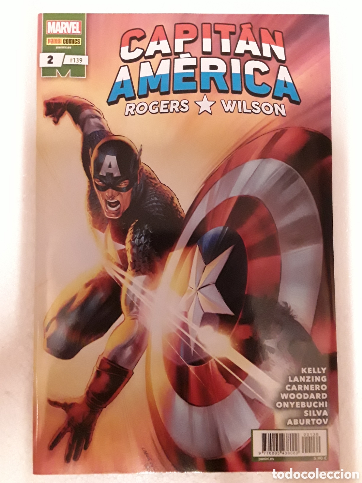 C&oacute;mics: Capit&aacute;n Am&eacute;rica. Rogers Wilson 2 / 139 (grapa) - Panini / Marvel - Foto 1