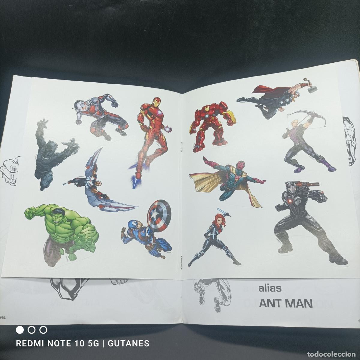 C&oacute;mics: PEGA Y COLOREA CON PEGATINAS LOS VENGADORES-MARVEL - Foto 3