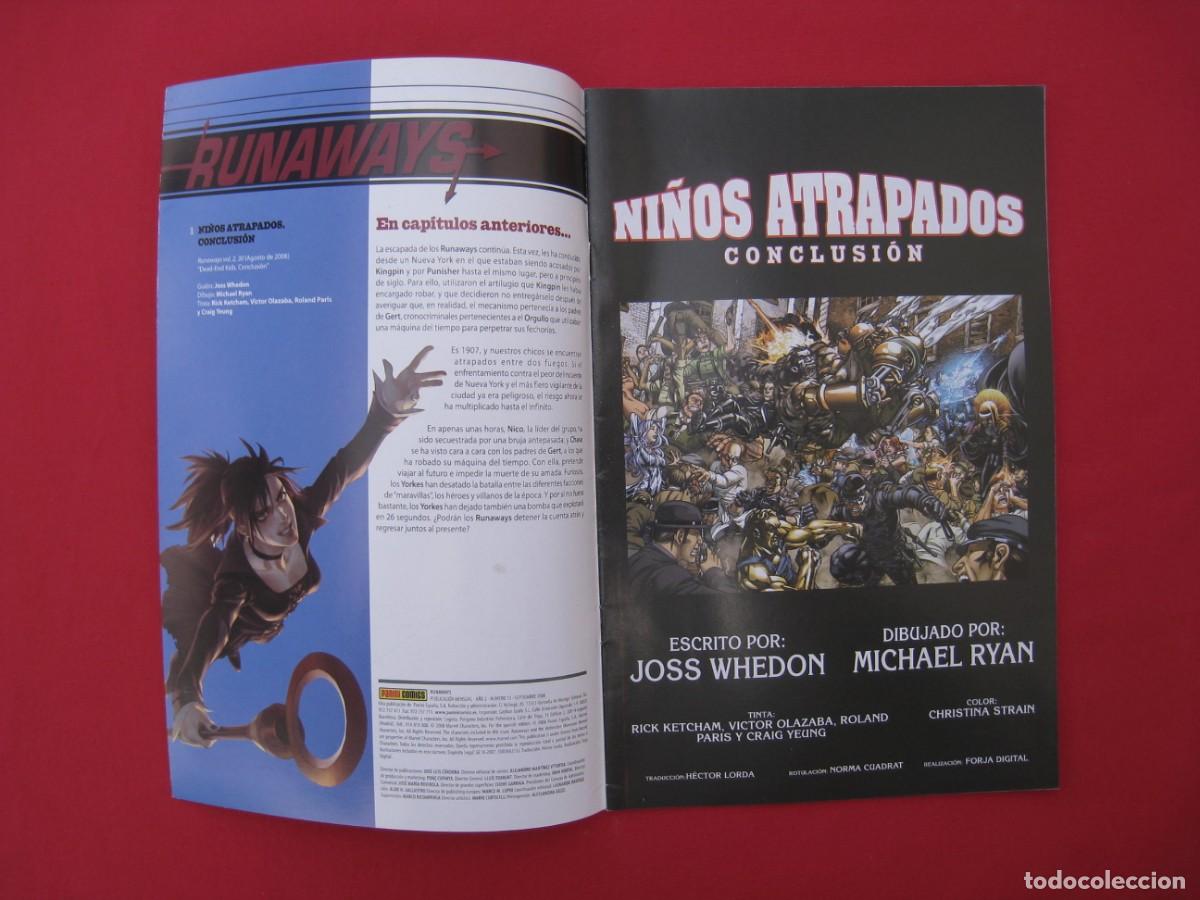 C&oacute;mics: RUNAWAYS - VOL.2 - N&ordm; 15 - PANINI. - Foto 3