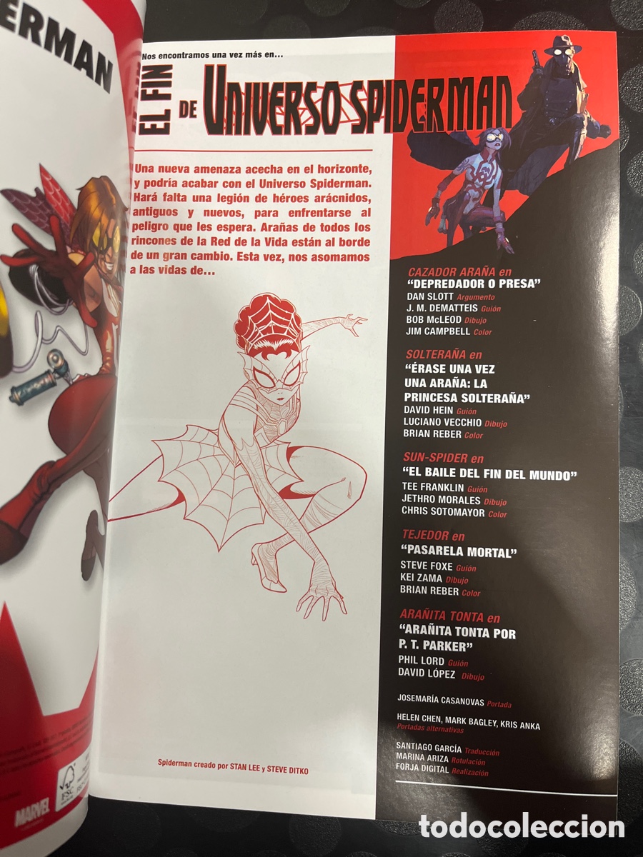 C&oacute;mics: EL FIN DEL UNIVERSO SPIDERMAN N.3 PR&Oacute;LOGO ( 2022/&hellip; ) - Foto 3