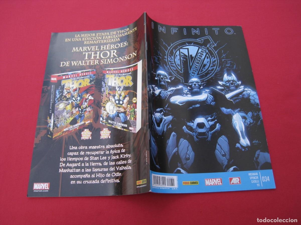 C&oacute;mics: LOS VENGADORES - INFINITO - N&ordm; 34 - PANINI. - Foto 2
