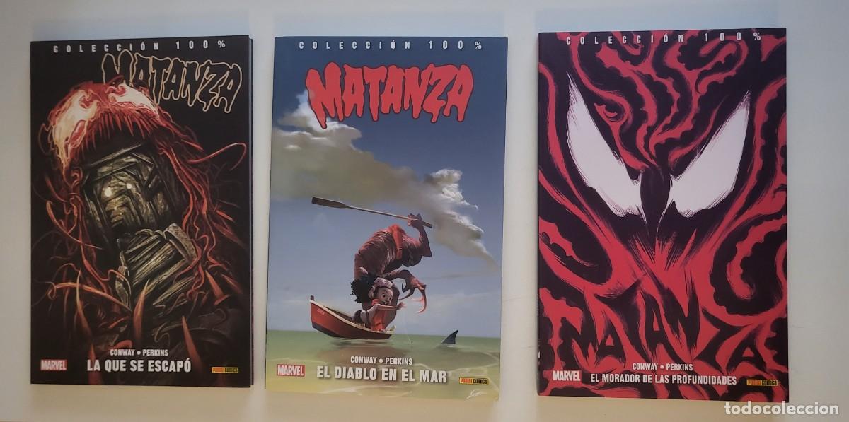 C&oacute;mics: Pack 100% Marvel. Matanza. 3 tomos. Completa. - Foto 1