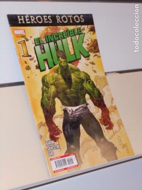 C&oacute;mics: HEROES ROTOS EL INCREIBLE HULK N&ordm; 1 MARVEL - PANINI =AGOTADO= - Foto 1