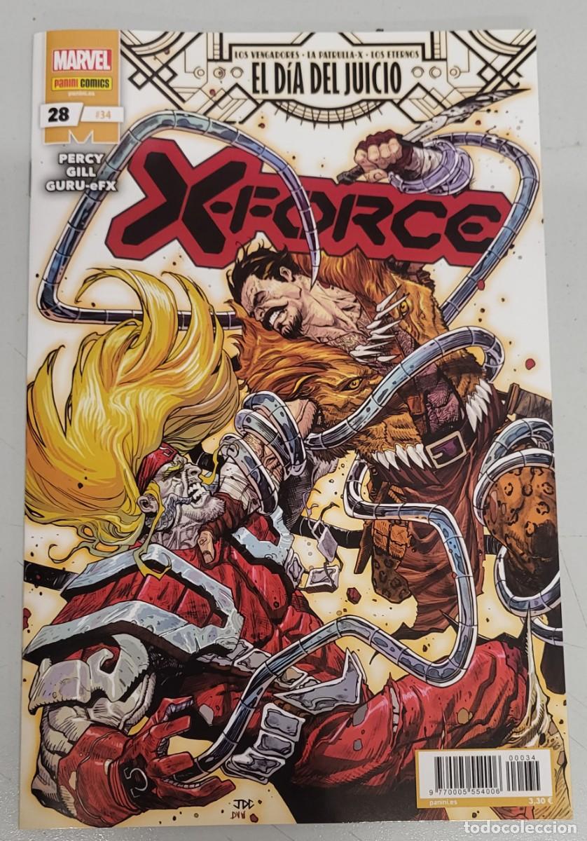 C&oacute;mics: X-FORCE N&ordm; 34 / 28 - EL DIA DEL JUICIO / MARVEL - PANINI - Foto 1