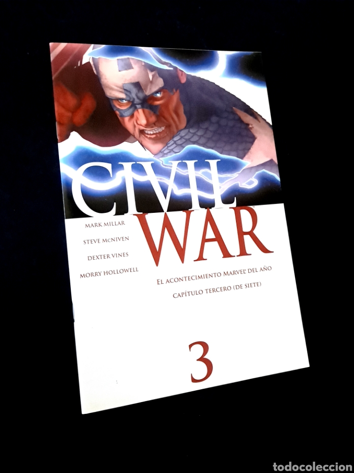 C&oacute;mics: DE KIOSCO CIVIL WAR 3 SERIE LIMITADA PANINI COMICS GRAPA - Foto 1