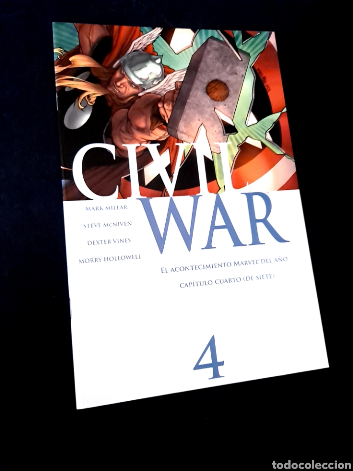 C&oacute;mics: DE KIOSCO CIVIL WAR 4 SERIE LIMITADA PANINI COMICS GRAPA - Foto 1