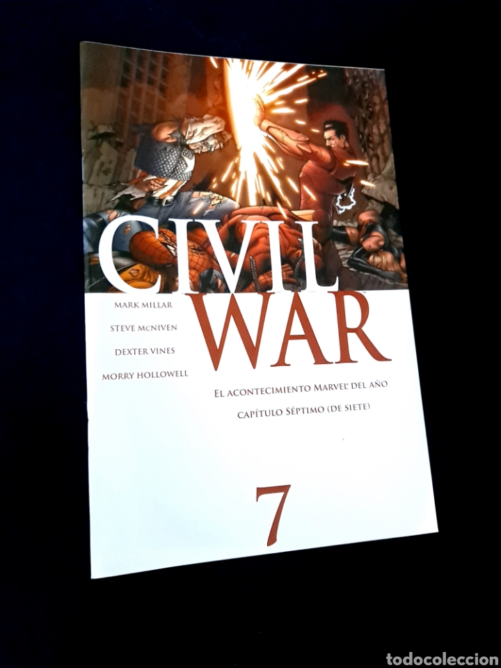 C&oacute;mics: DE KIOSCO CIVIL WAR 7 SERIE LIMITADA PANINI COMICS GRAPA - Foto 1